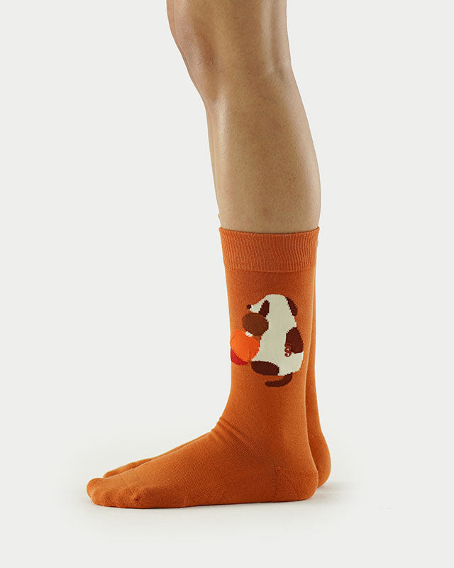 SEMIBOLD SUNSET CUDDLE ATHLEISURE CREW SOCKS SIDE SN23010503SC NEUTRALS ONE SIZE